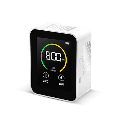 PVC+ABS Air Quality CO2 Humidity Light Temperature Monitor Carbon Dioxide Detector Spotlight Controller With App
