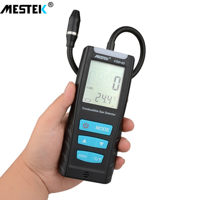MESTEK 가스 분석계 가연성 가스 감지기 항구 가연성 천연가스 누출 위치는 미터 테스터 건전한 빛 알람을 결정합니다